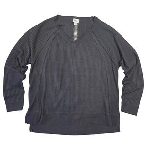 BKE Sweater Womens S Black Long Sleeve Edgy Boho Western Cowgirl Casual Everyday